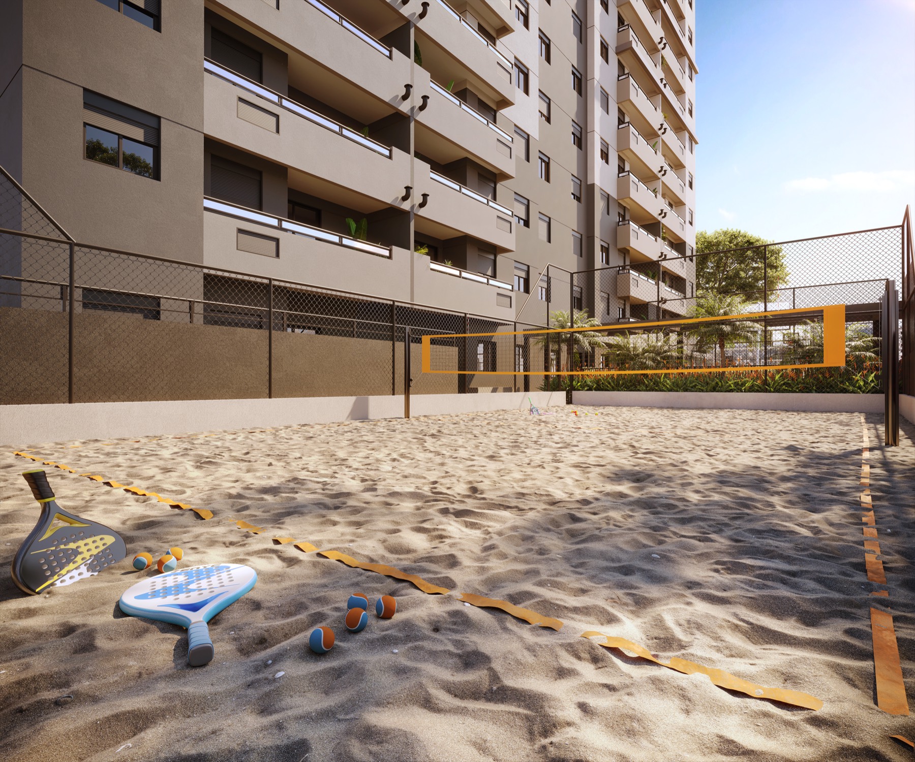 Quadra de Beach Tennis